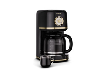 Cafetière filtre rétro - Victoria - 1,5 L - 12 tasses - Maintien au chaud 30 min - Système anti-gouttes